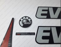 Evinrude 225HP E-tec HO 2011-2014 Graphite Cowl Outboard Decal Kit